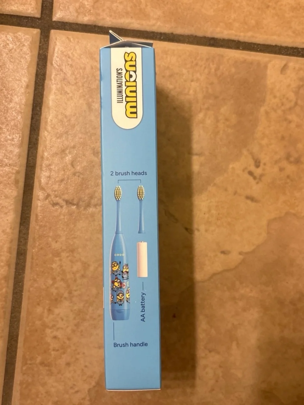 Sonic Kids Battery Toothbrush - Blue (Minions)